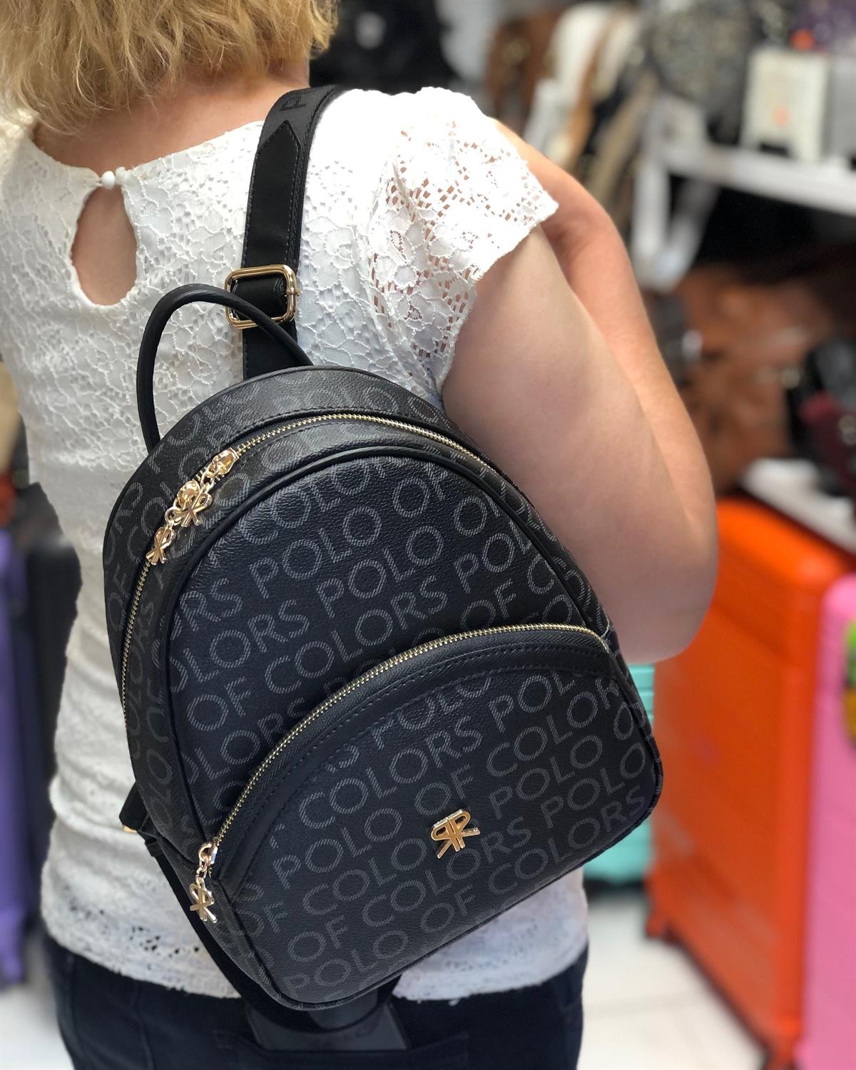 İm Polo Kadın sırt çantası küçük boy çanta ebat 27cm20 |elizabell.com.tr