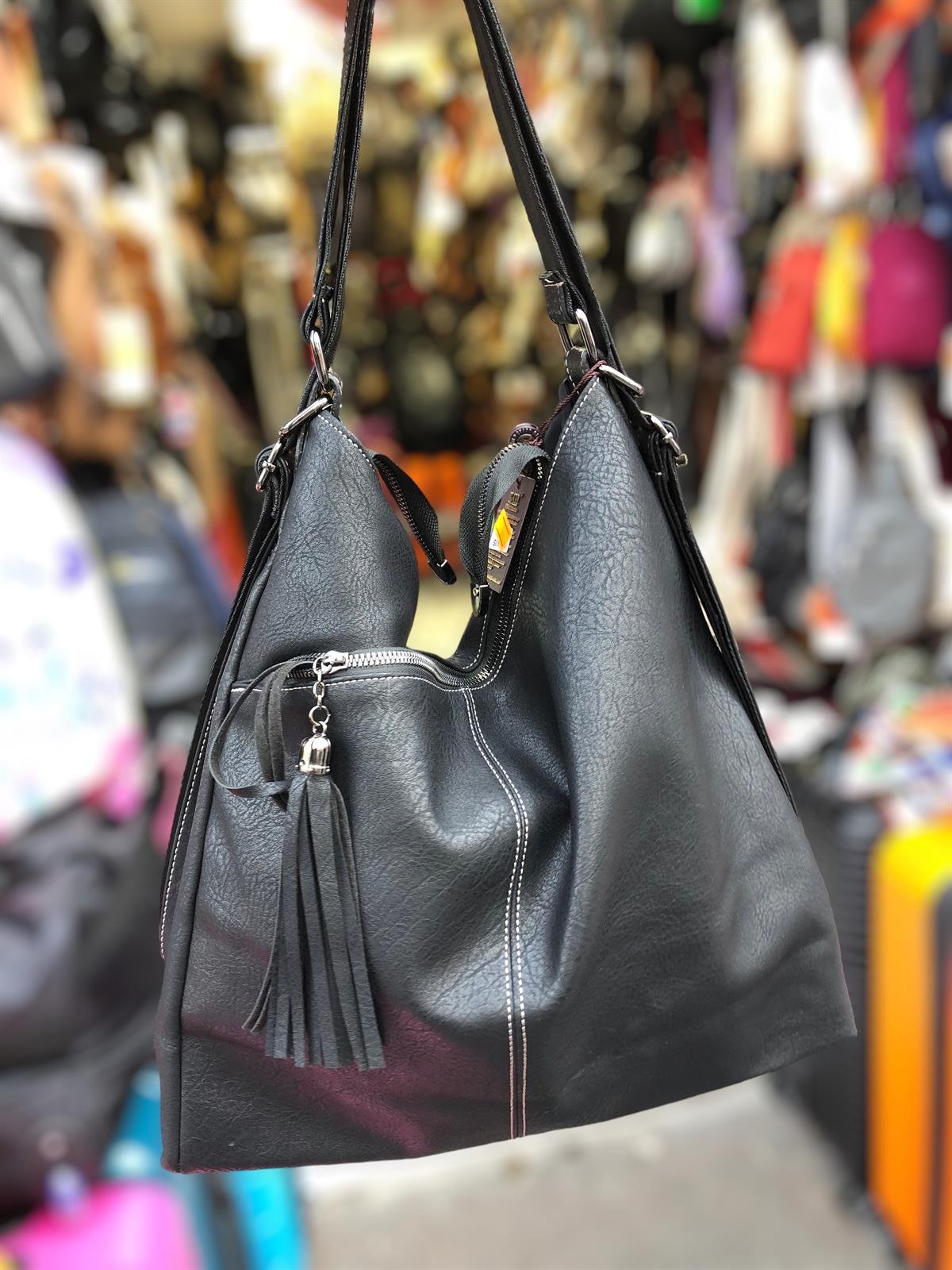 Kadın sırt ve kol çantası modeli yumuşak deri ebat 40 cm 35  |elizabell.com.tr
