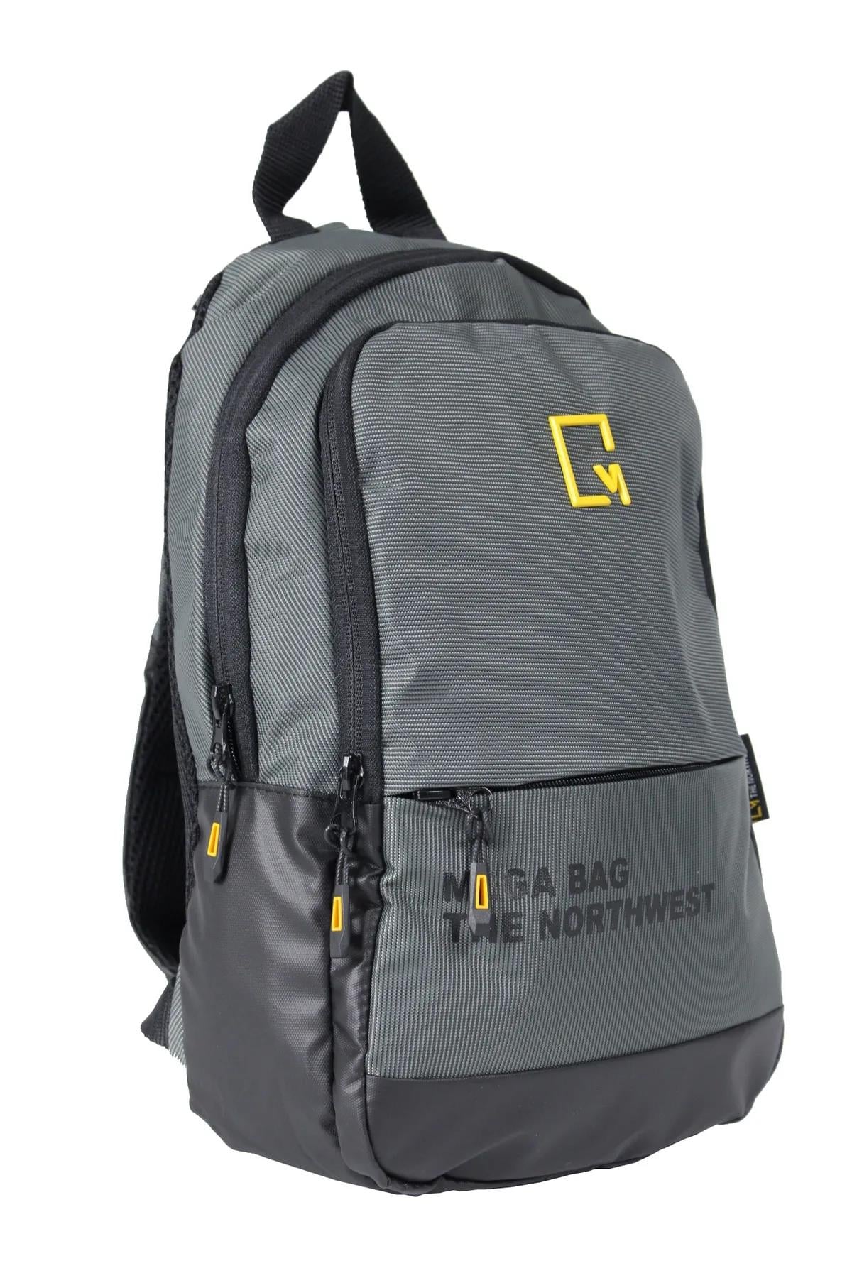 バッグ m12792889163 Mega Siyah Erkek Sırt Çantası Ebat 32 Cm 22Cm Küçük Boy 4 Gözlü