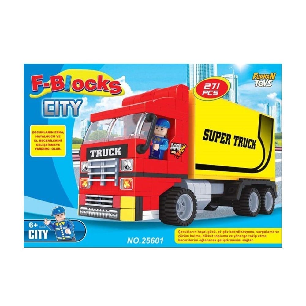 Furkan Oyuncak F-Blocks Lego Seti City Seri 271 Parça Fiyatı ve Özellikleri
