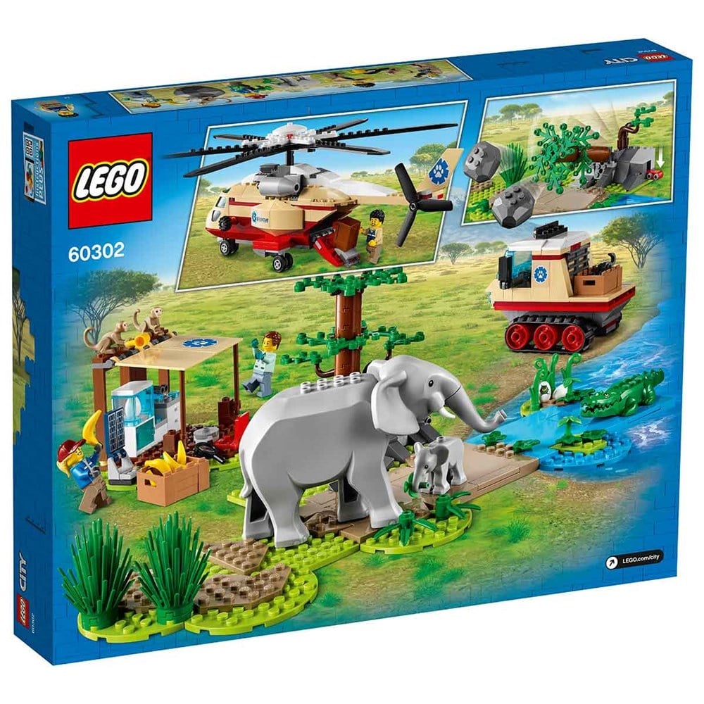 Lego City Stunt Vahşi Hayvan Kurtarma Operasyonu 60302 Fiyatı ve Özellikleri