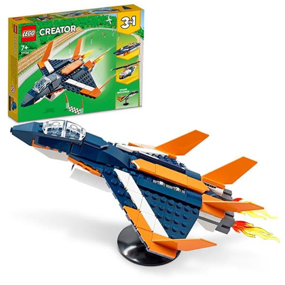 Lego Creator 3'ü 1 Arada Süpersonik Jet 31126 Fiyatı ve Özellikleri