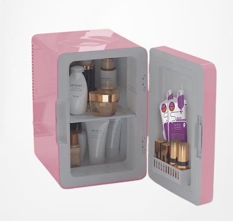 Kiwi KRF-2505 Mini Kozmetik Buzdolabı Pembe