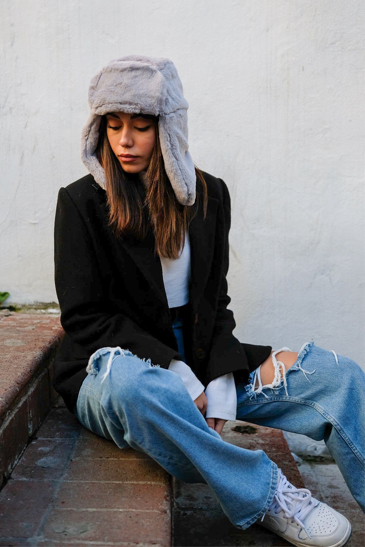C&City Plush Trapper Hat 8002