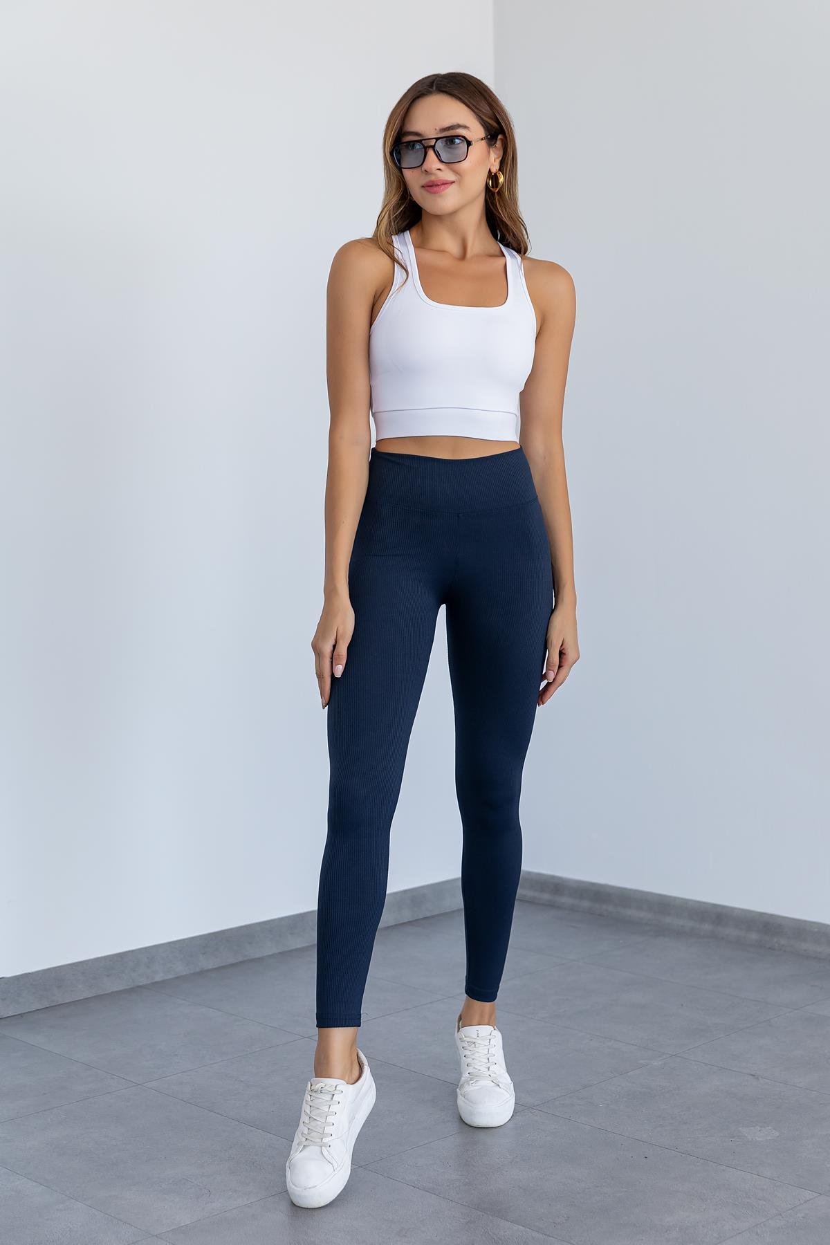 Leggings bleu marine hotsell