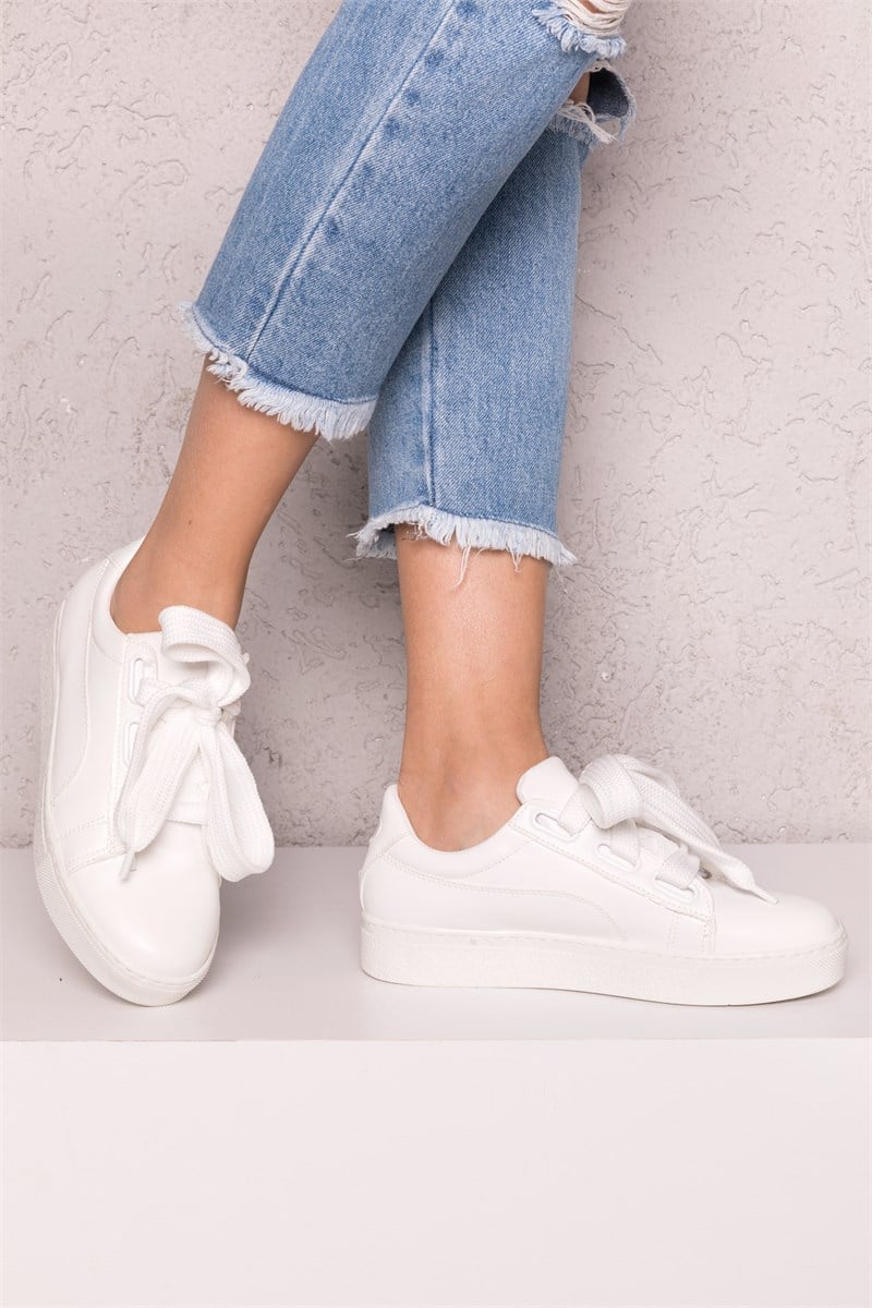 KALIN BAĞCIK SPOR AYAKKABI BEYAZ