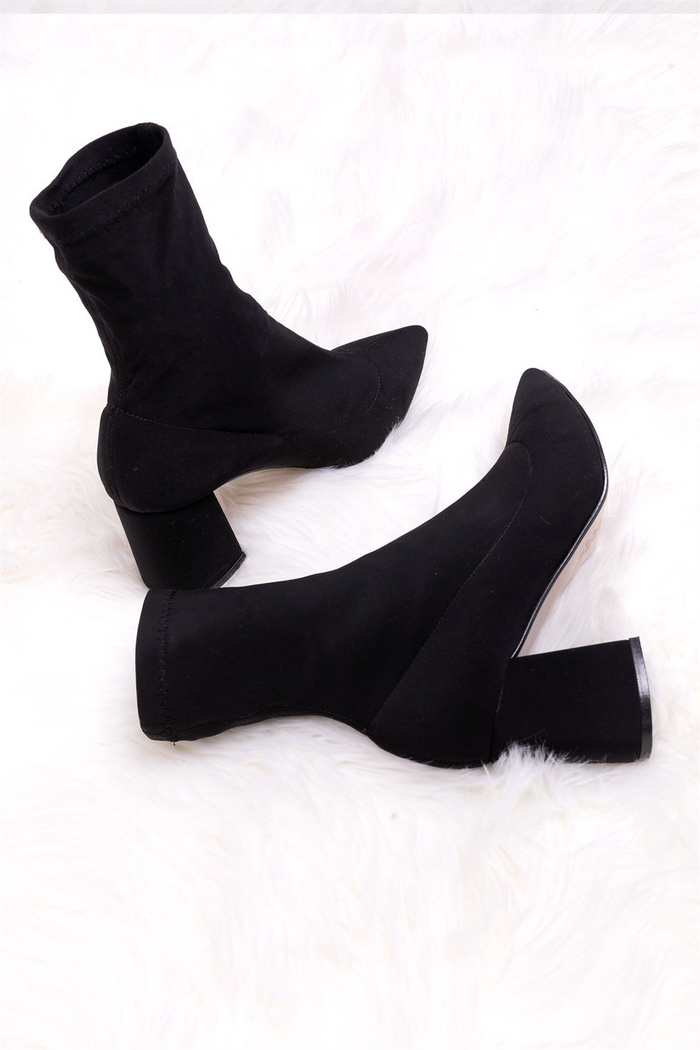 Vagabond mya black hot sale stretch sock boots