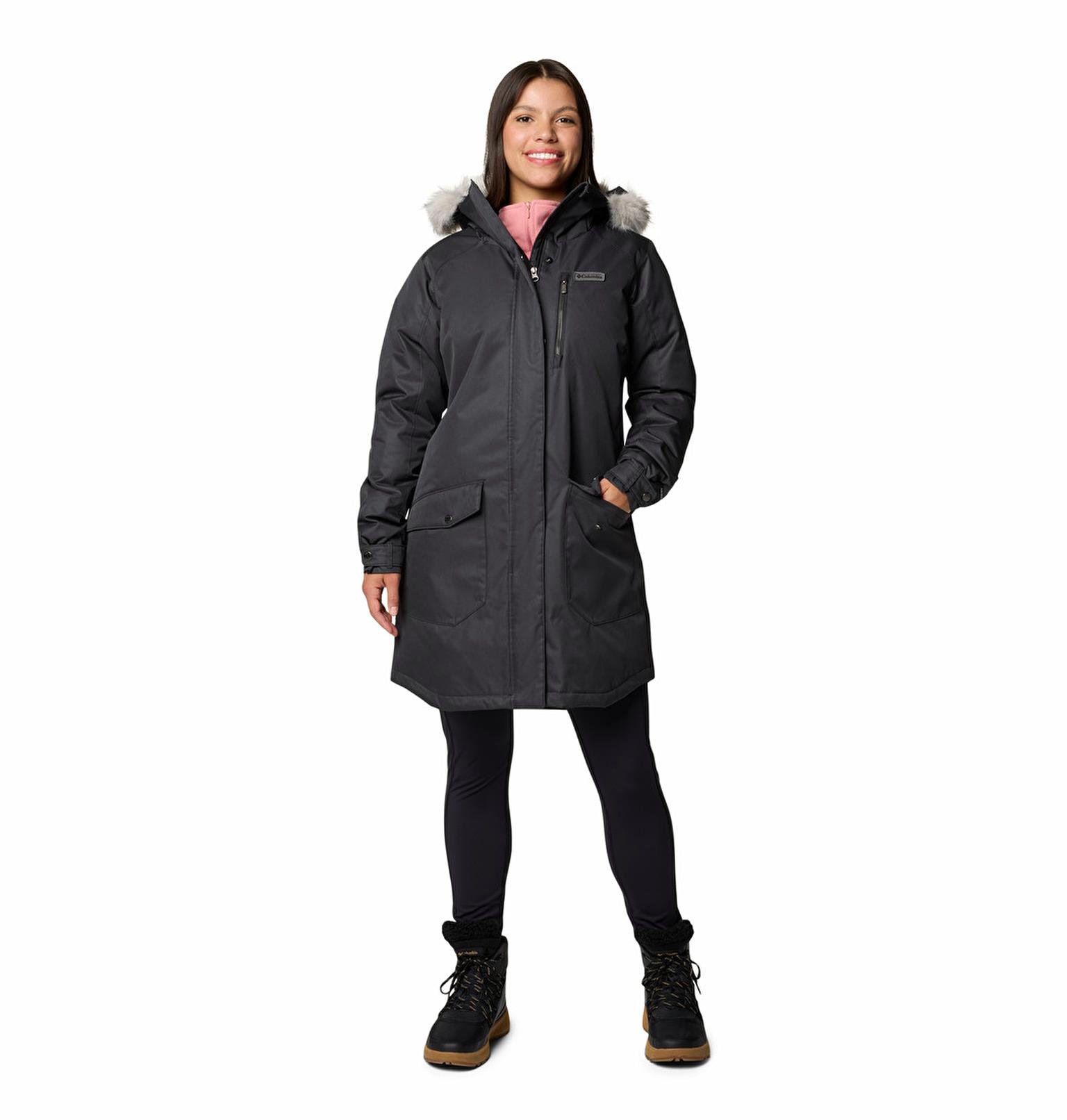 Columbia WL0885 011 Suttle Mountain Long Insulated Kad n Mont
