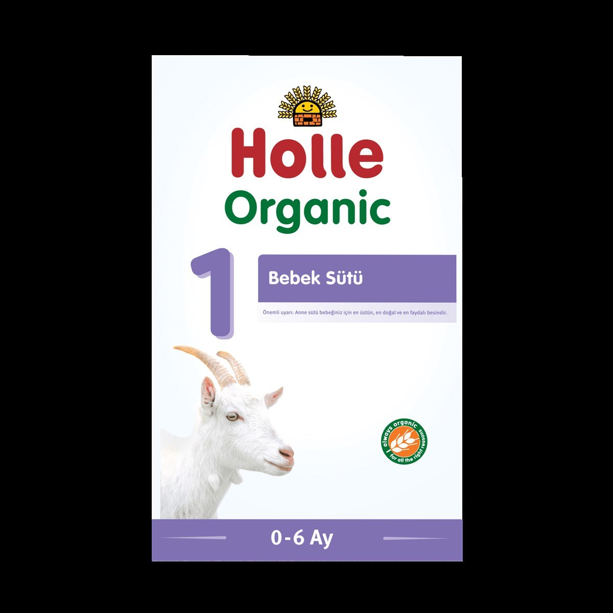 Holle 1 Organik Keçi Bebek Sütü | orjinal ürün garantisi ve aynı gün kargo  ile mamanevar.com'da