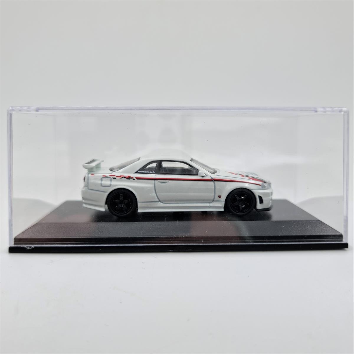 CAR-NEL 64 1:64 Nismo R34 GT-R Z-tune 2004 Pearl White | www