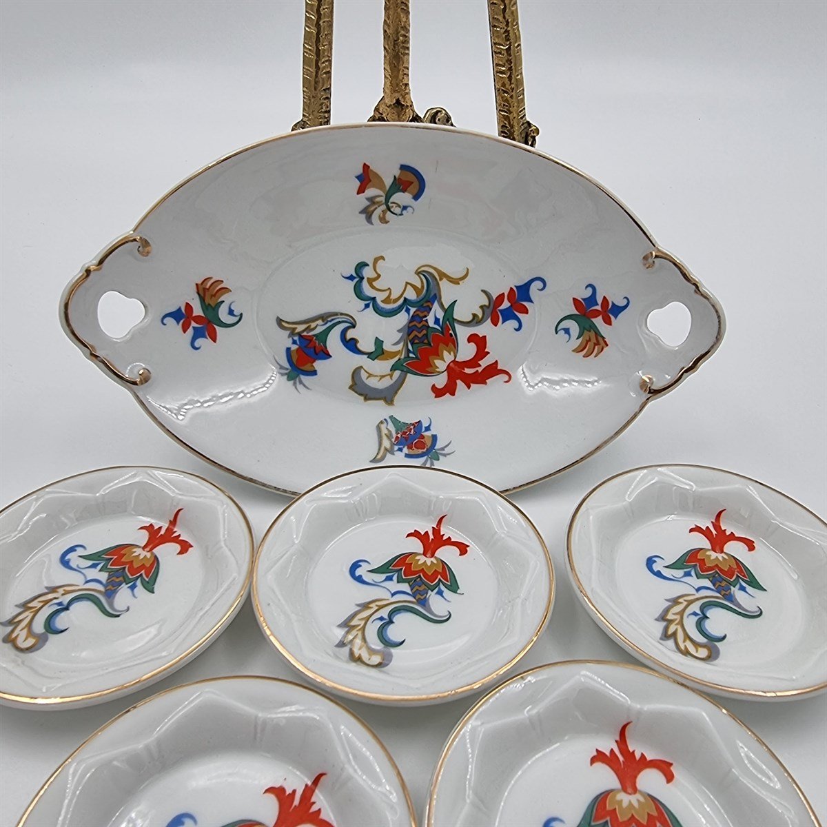 Alman, Bavyera, Volkstedt-Rudolstadt Beyer & Bock Çerez Takımı