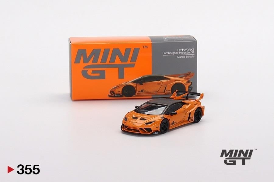 Mini GT - LB☆WORKS Lamborghini Huracán GT Arancio Borealis