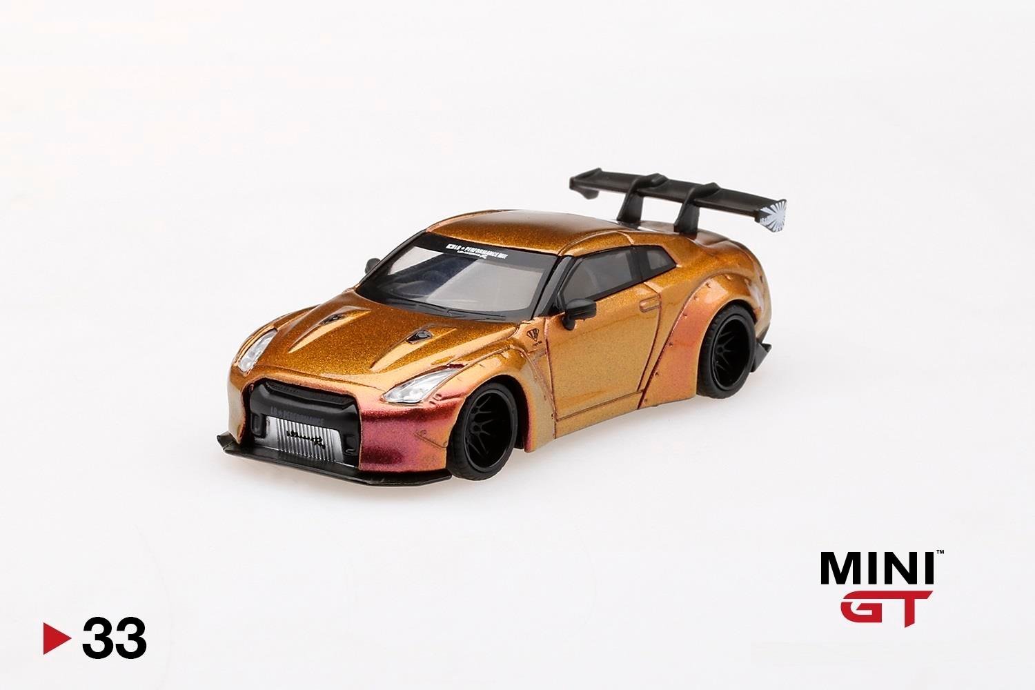 MINI GT LB★WORKS 日産 GT-R R35 マジックブロンズ Mini GT - LB☆WORKS Nissan GT-R (R35) Magic Bronze 1/64