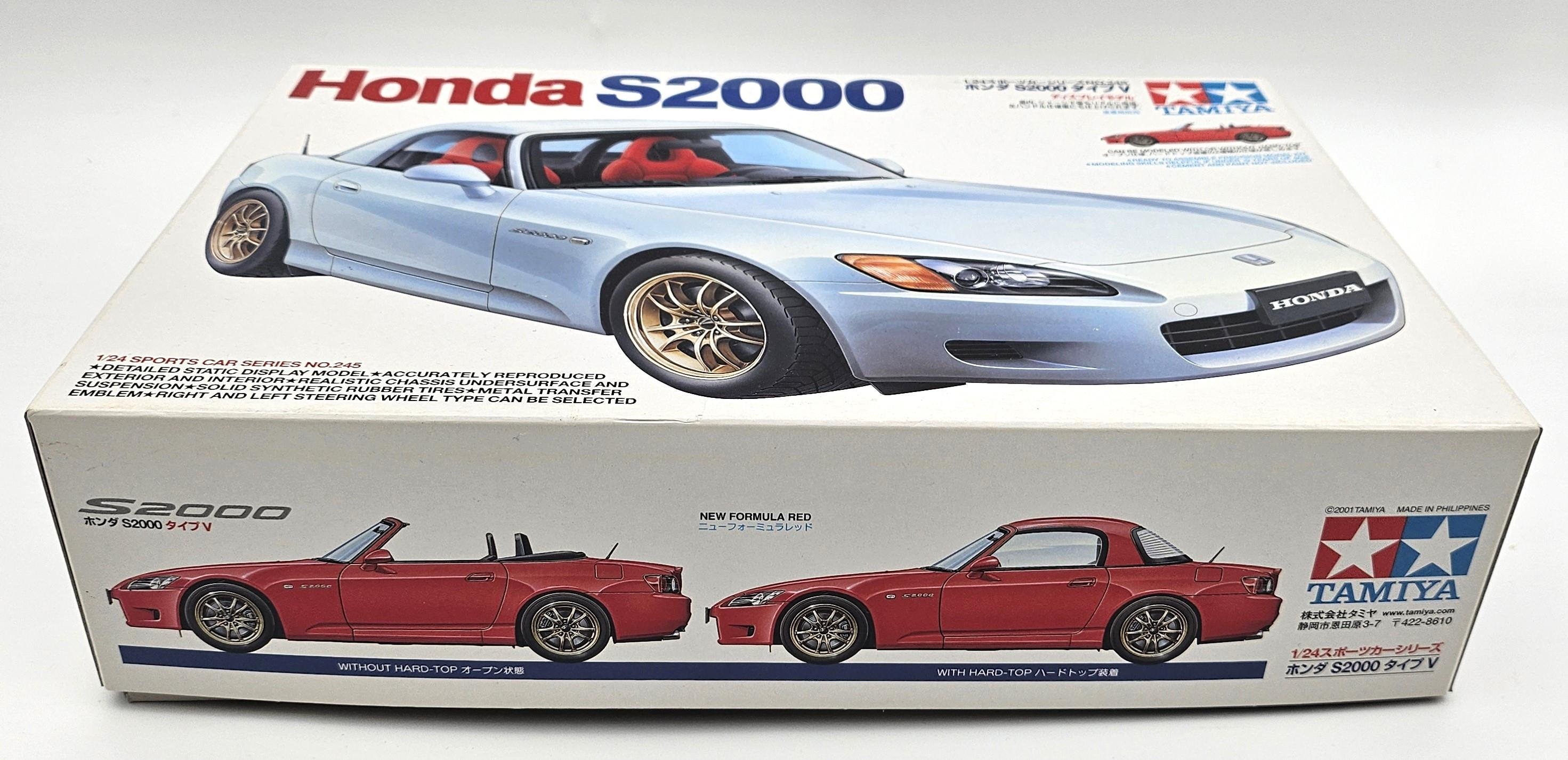 【当時物!!非売品】Honda S2000 1/24 TAMIYA プラモデル Tamiya 1/24 Honda S2000 Sports Car Detailed Plastic Model