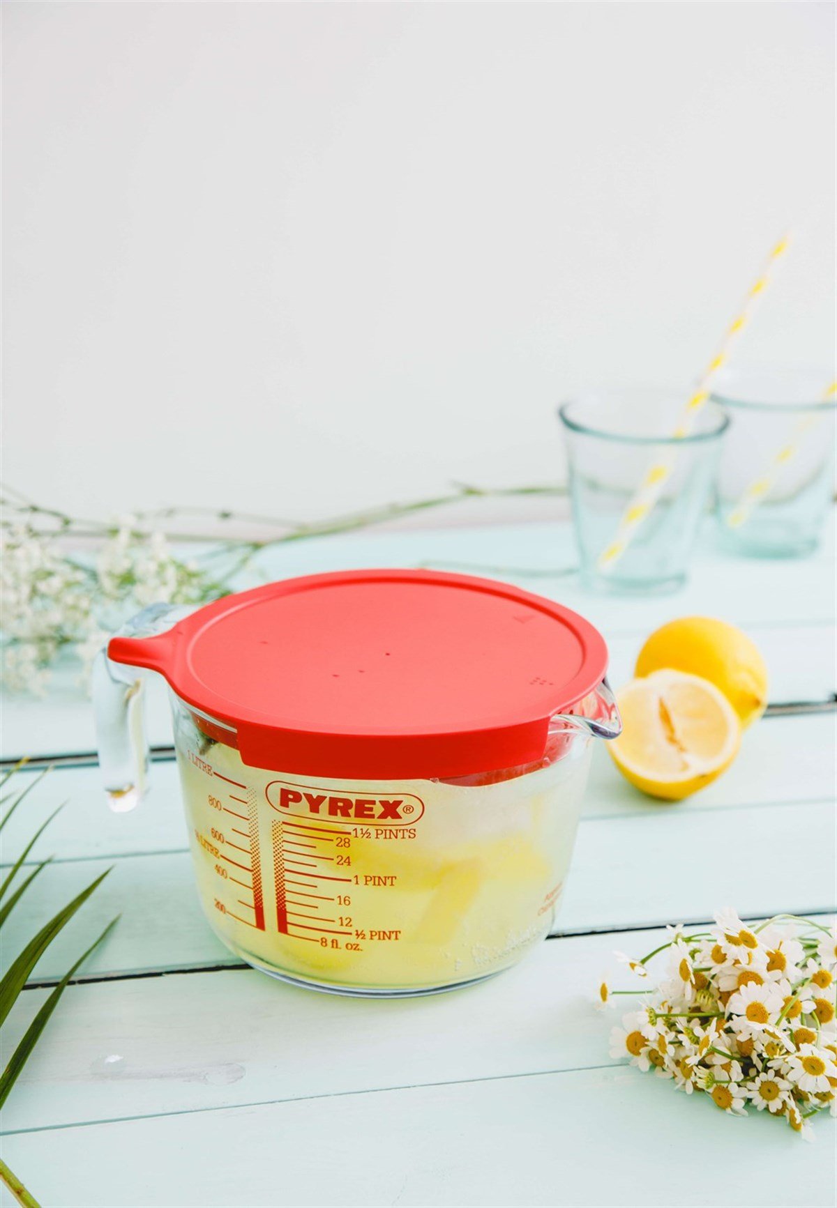 Pyrex 264P000 Gobelet doseur avec couvercle hermétique - 1 L