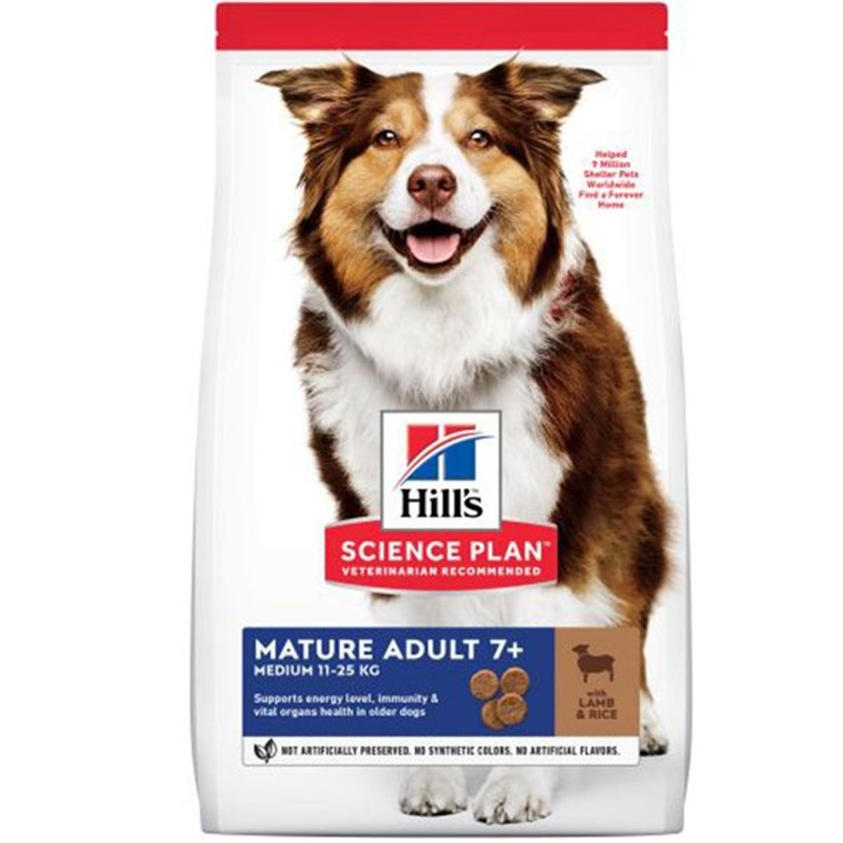 Hills Mature Senior +7 Medium Orta Irk Kuzu Etli Yaşlı Köpek Mamasi 2.5 Kg  | Shopiglo