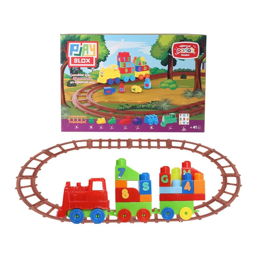 Play Blox Oyuncak Tren Seti 41 Parça Sayılar ve Alfabe Treni Parlak Renkler  Mega Blok Seti 2403 | Shopiglo