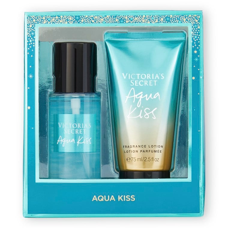 Victoria’s Secret (Aqua kiss 4set) Aqua Kiss Vücut Spreyi ve Losyonu İkili Hediye Seti
