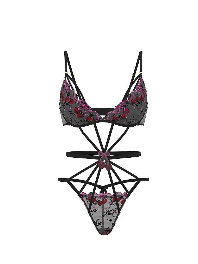 Cherry Pop İşlemeli Askılı Teddy Desenli | Victoria's Secret
