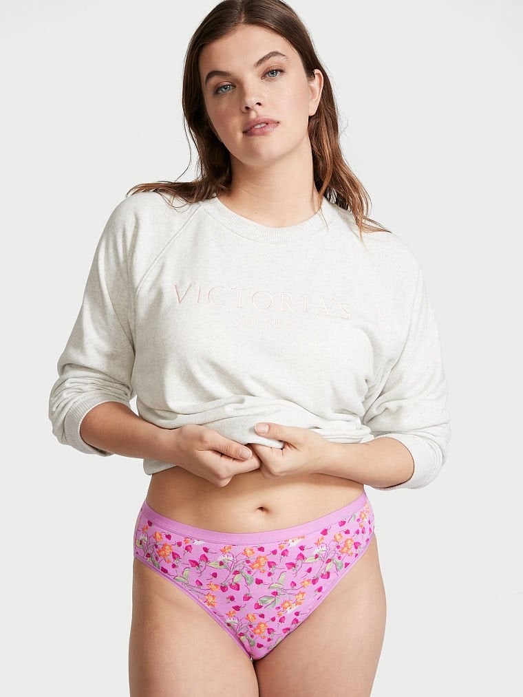 Esnek Pamuk Derin Bacak Boxer Külot - Dansçı Kız Çilek Tarlası