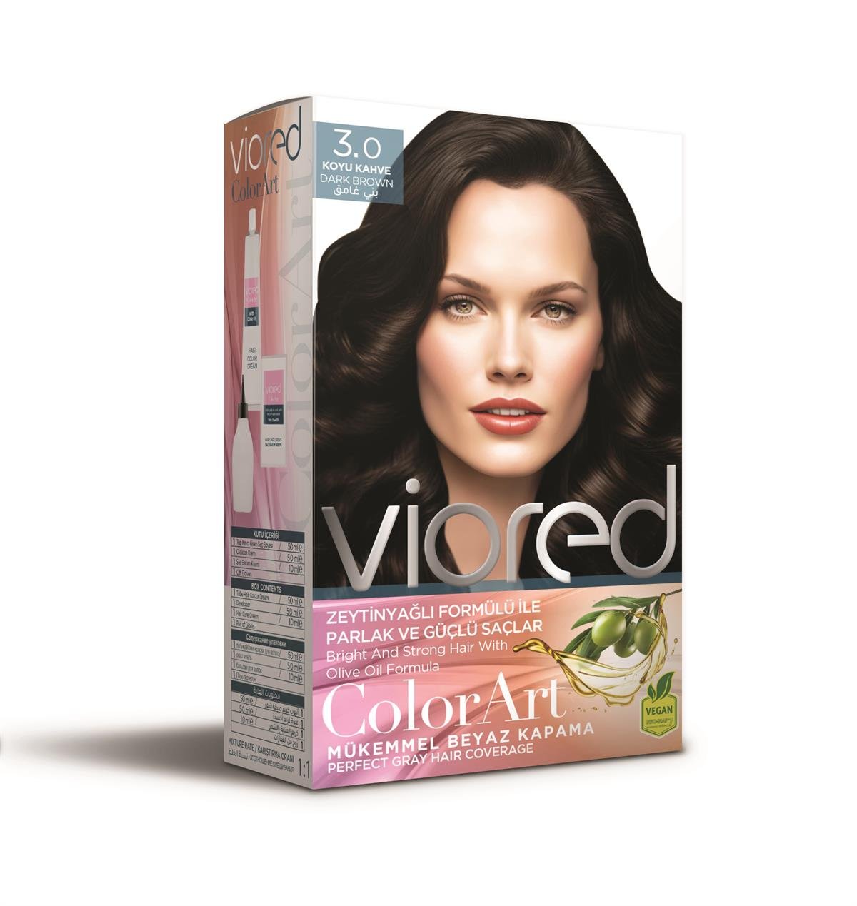 Viored Color Art 3.0 Koyu Kahve Saç Boyası