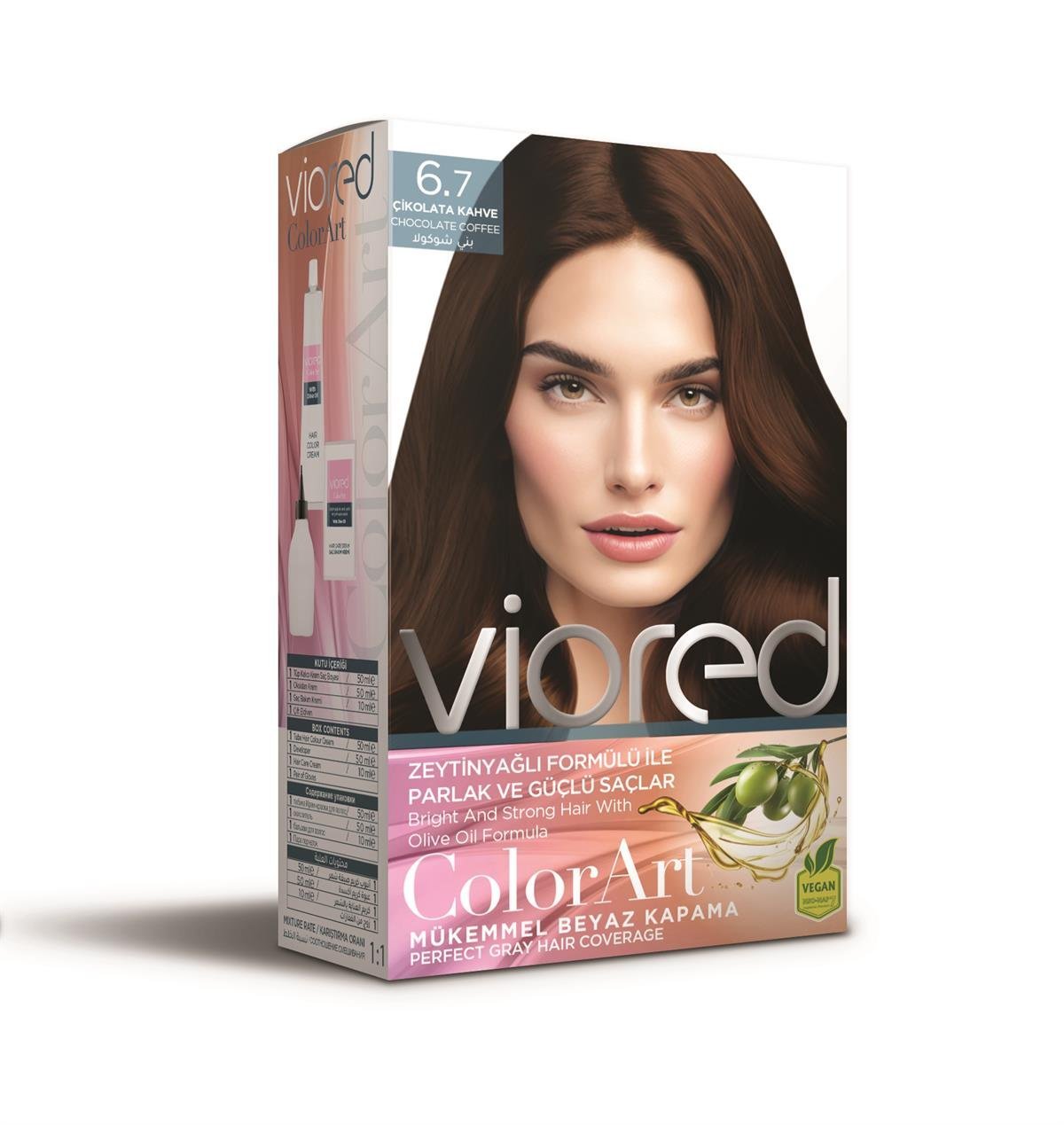 Viored Color Art 6.7 Çikolata Kahve Saç Boyası