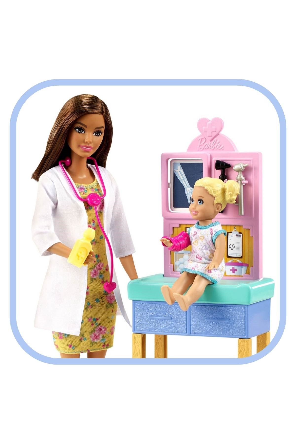 Barbie Ben Büyüyünce Seti Çocuk Doktoru DHB63