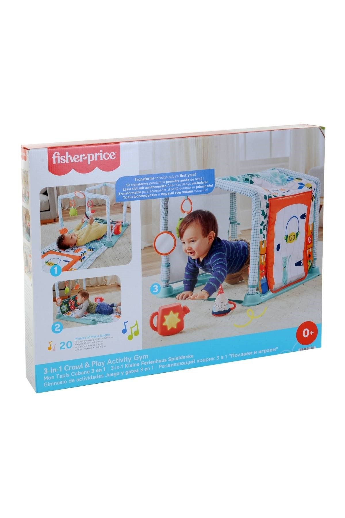 Fisher-Price - Mon Tapis Cabane 3 en 1