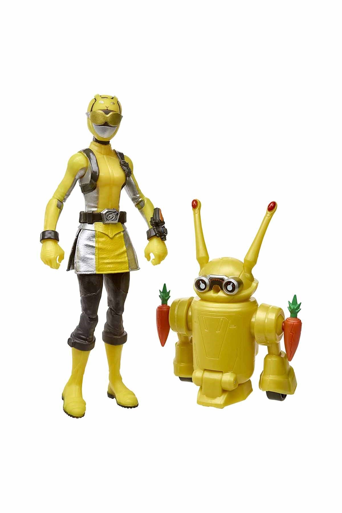 Power Rangers Yellow Ranger and Morphin Jax Beastb