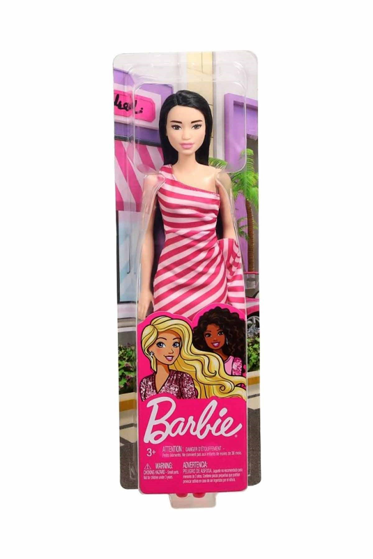 Barbie Siyah Saçlı Şık Bebek