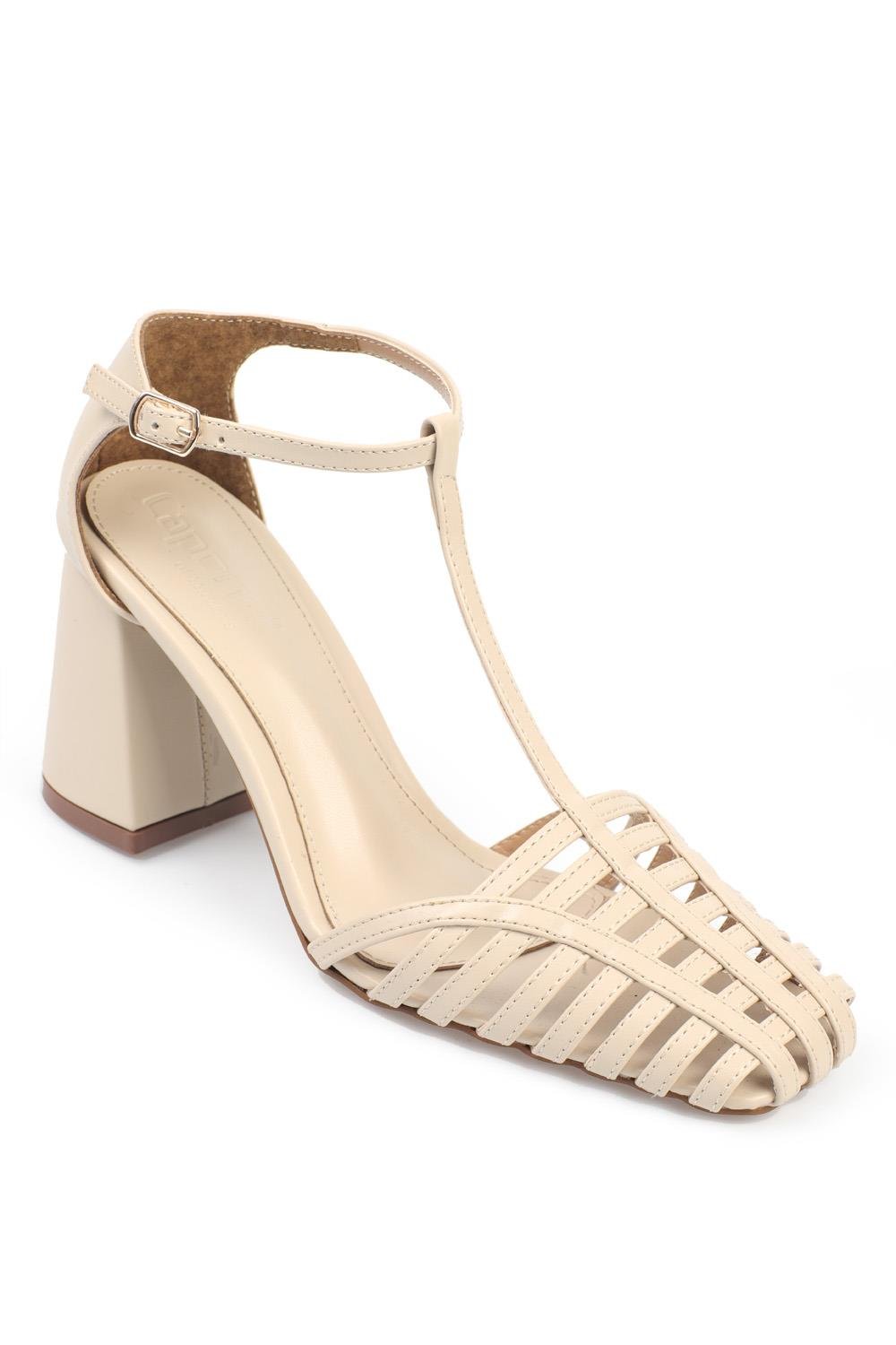 Caged mid heels deals