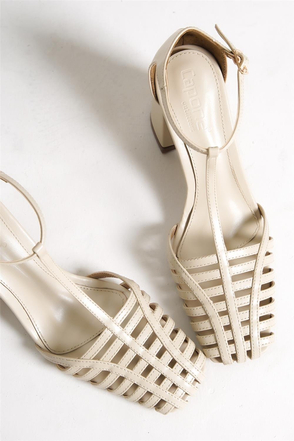 Caged shoes mid heel online