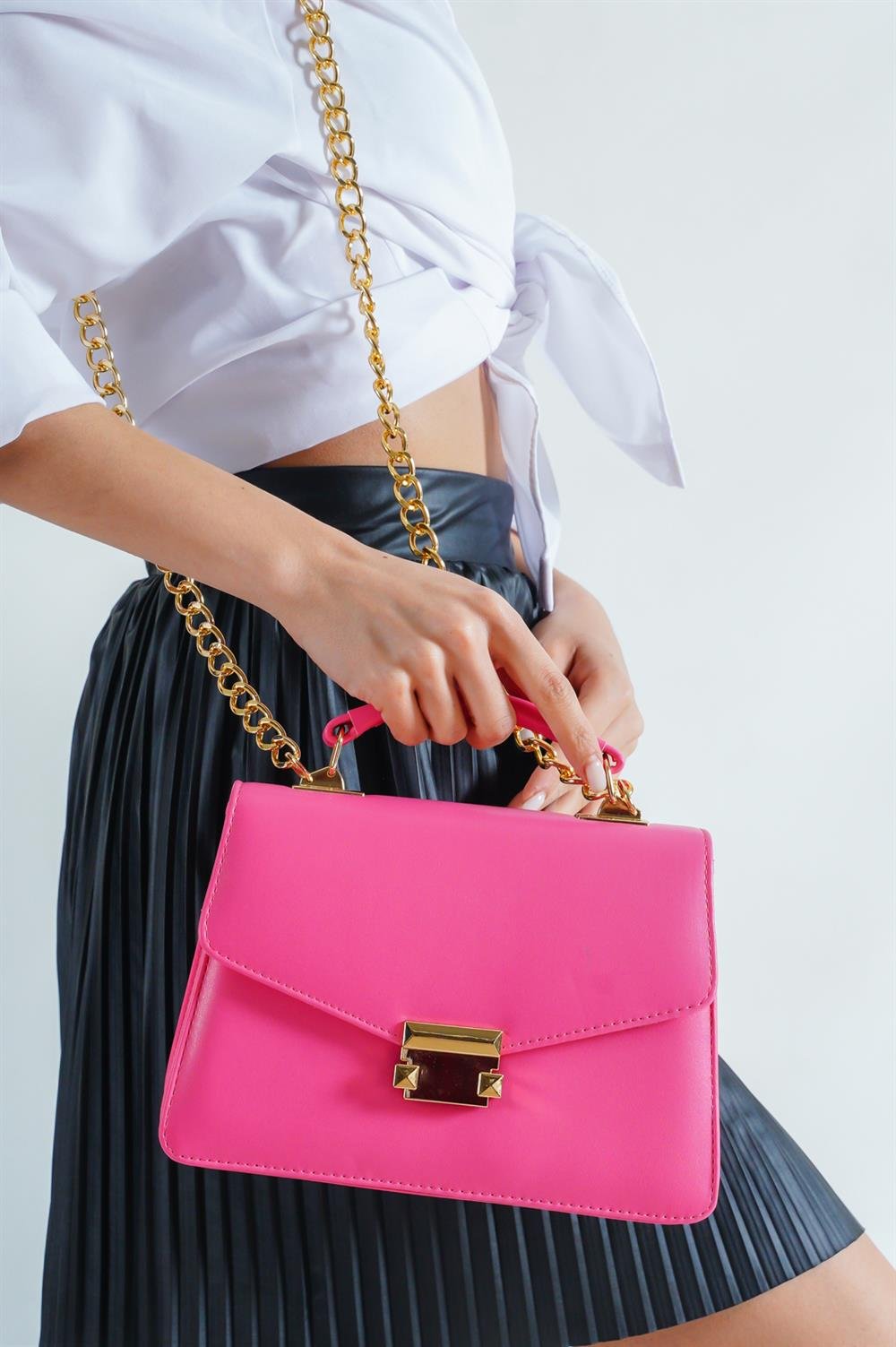 Fuchsia shoulder bag best sale