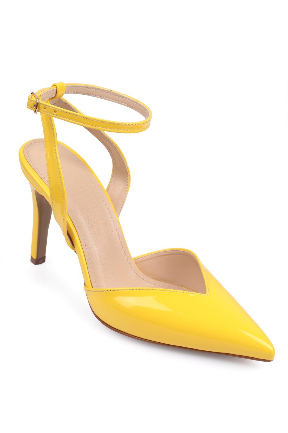 Mustard color high heel shoes hotsell