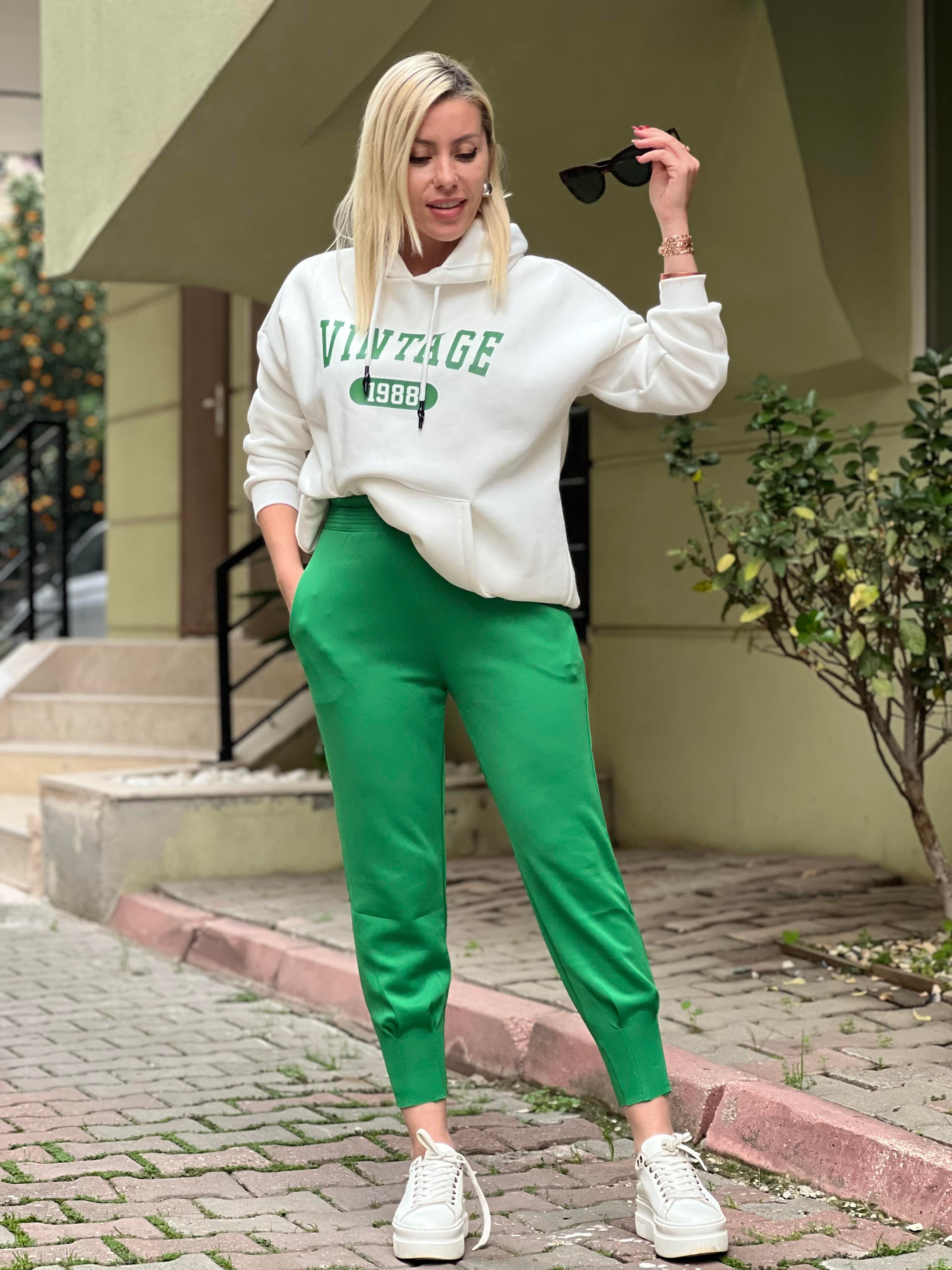 VINTAGE BEYAZ SWEAT