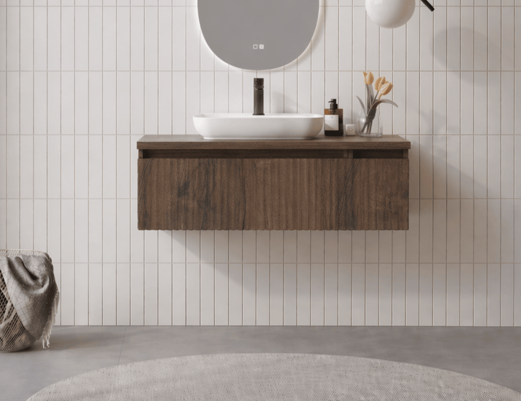 Orka Lentia 100 cm Ceviz Banyo Dolabı Alt Modül Ve Lavabo, 5007090 Orka Lentia 100 cm Ceviz Banyo Dolabı Alt Modül Ve Lavabo, 5007090