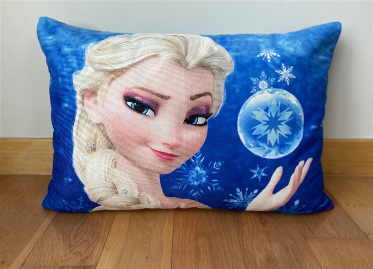 Frozen Karlar Ülkesi Elsa Dekoratif Yastık Kılıfı 50*70 cm