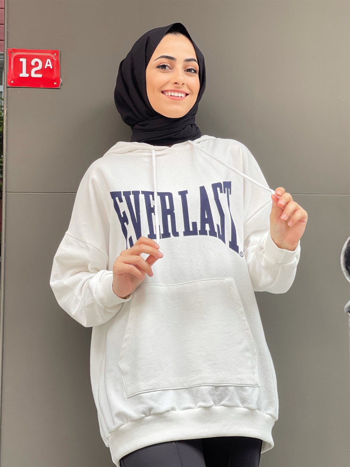 Everlast Sweat Beyaz Elifstil