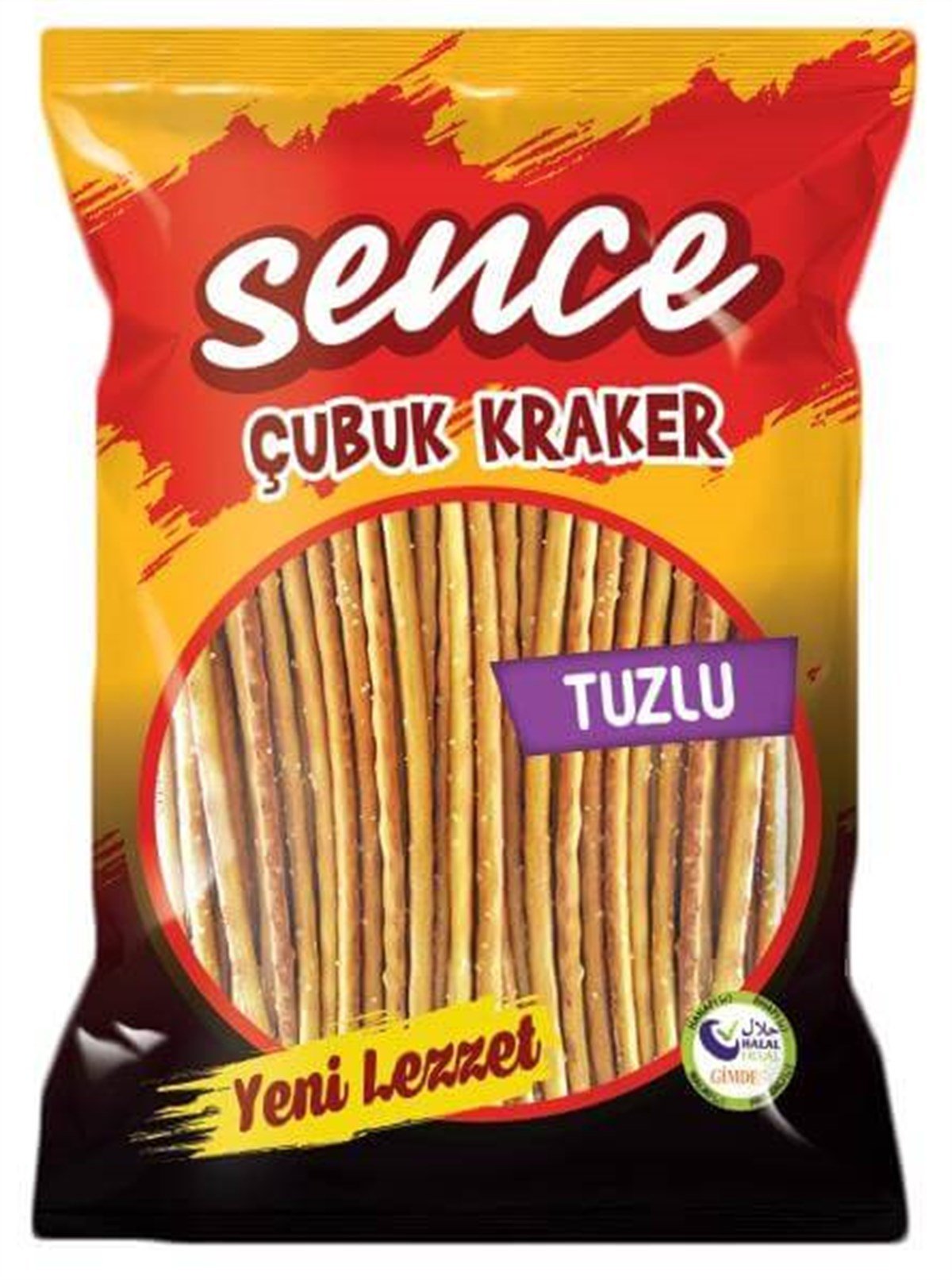 Sence Tuzlu Çubuk Kraker 40 gr 5'li Set helalsitesi.com
