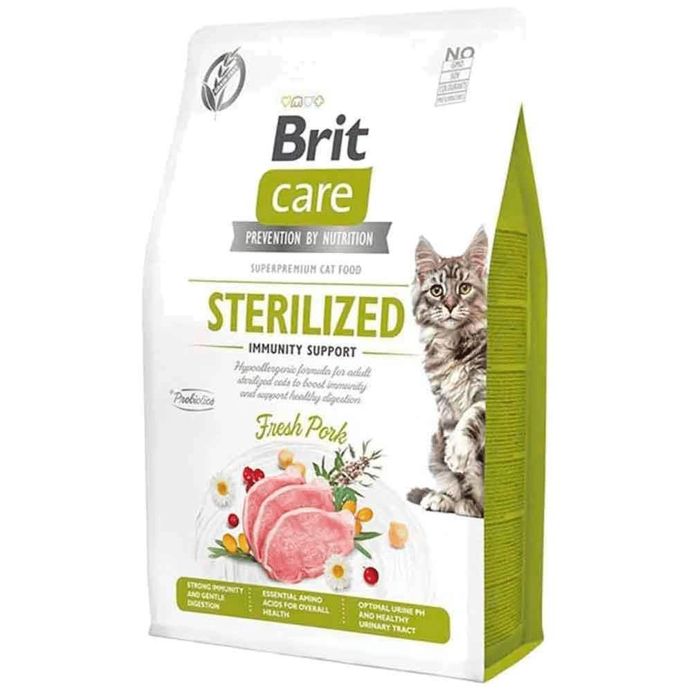 It’s A Living 「YOU AND ME」リカルド ゴンザレス Brit Care Immunity Support Domuz Etli Kısırlaştırılmış Kedi Maması