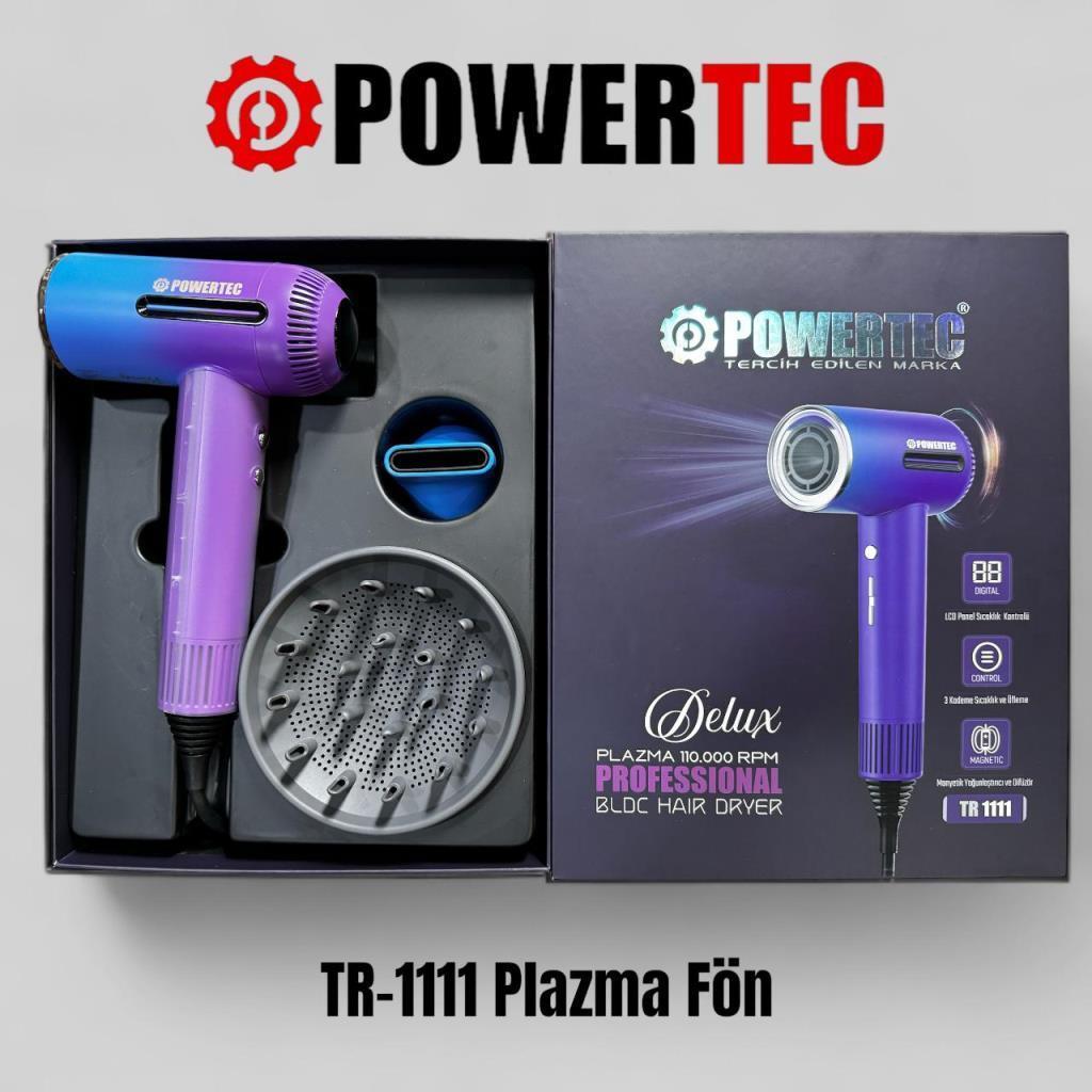 Powertec TR-1111 Delux Plazma Digital Fön Makinası