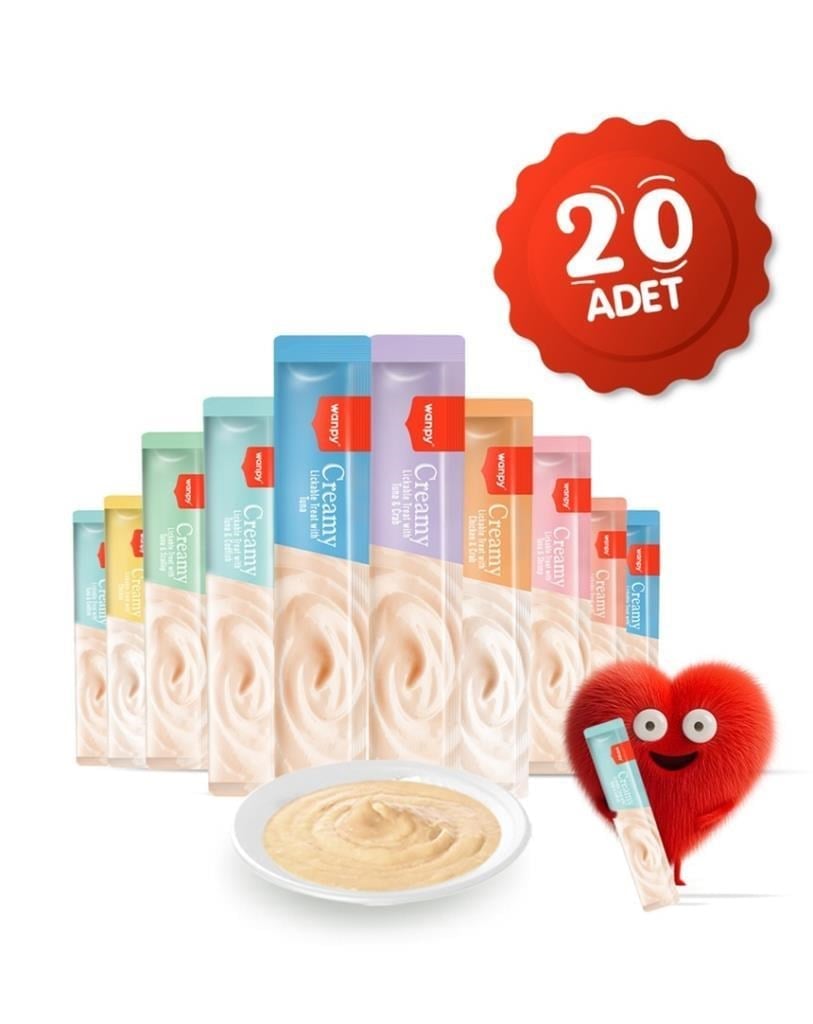 viviAS WAVE CREAM 50g 日本製 波動クリーム Wanpy Creamy Cat Treat Karışık Krema Sıvı Kedi Ödül Maması 14 gr X