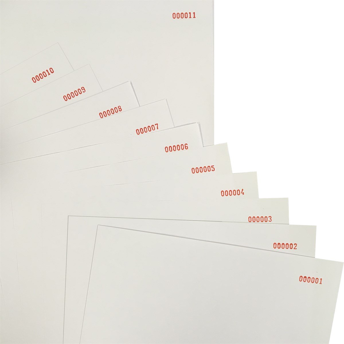 Numaralı Kağıt Fotokopi Kağıdı ( Kebir Yevmiye Envanter defteri )
