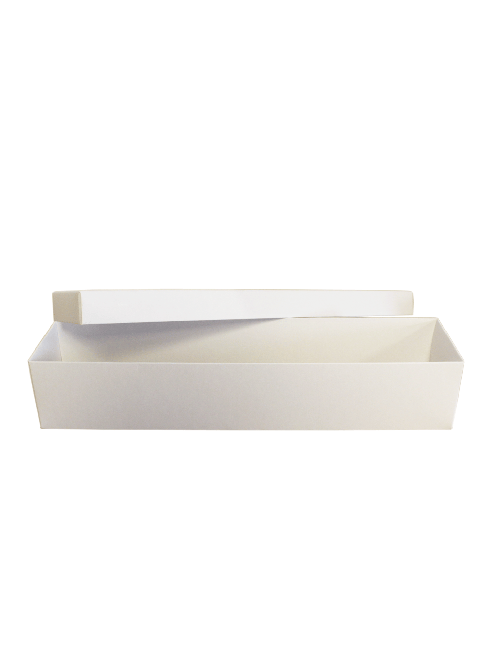 Beyaz Hediye Kutusu Dikdörtgen Çiçek Kutusu 7,5X34X6,5 Cm