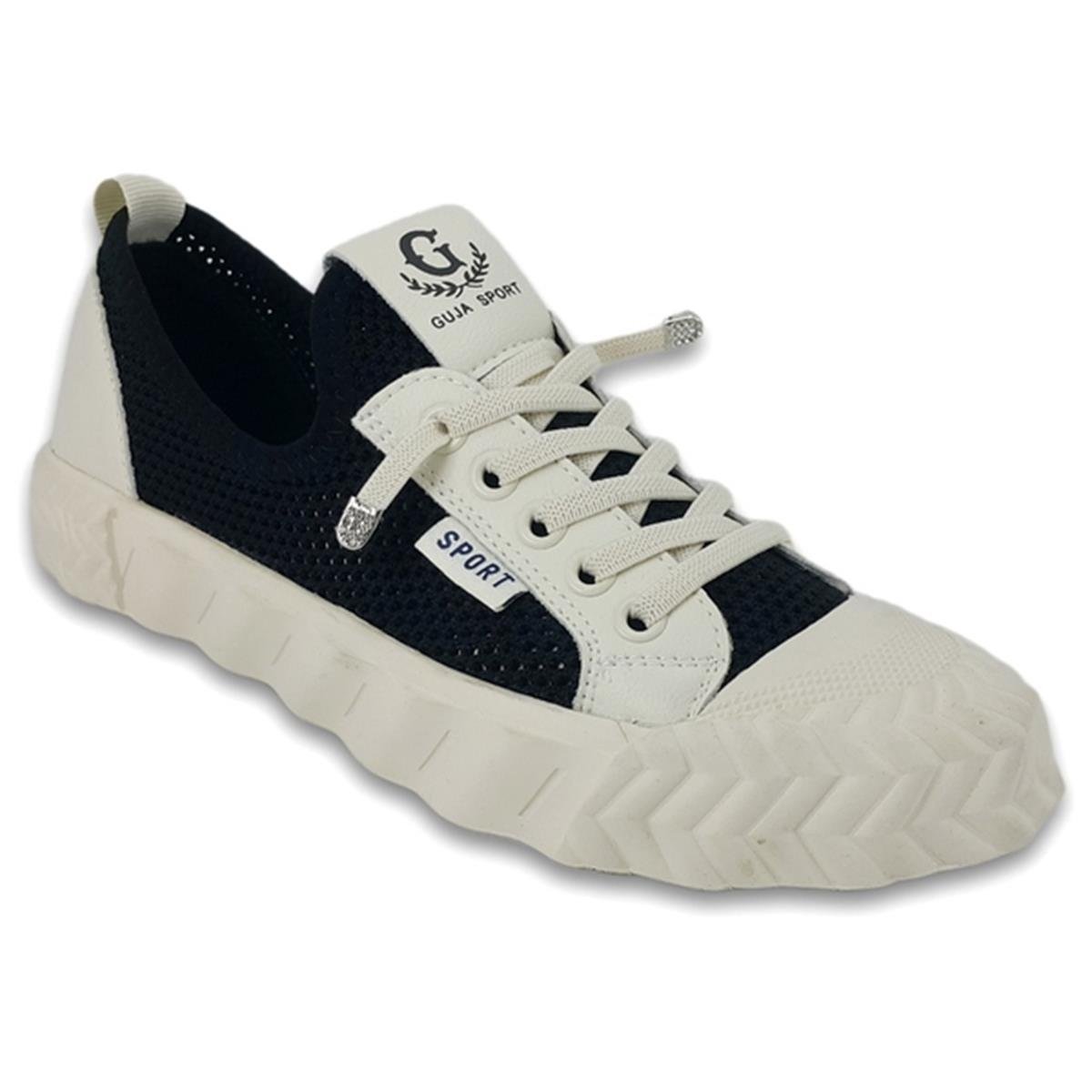 Guja 386 23YA Sneaker Günlük Bayan Spor Ayakkabı Siyah - nehironline.com