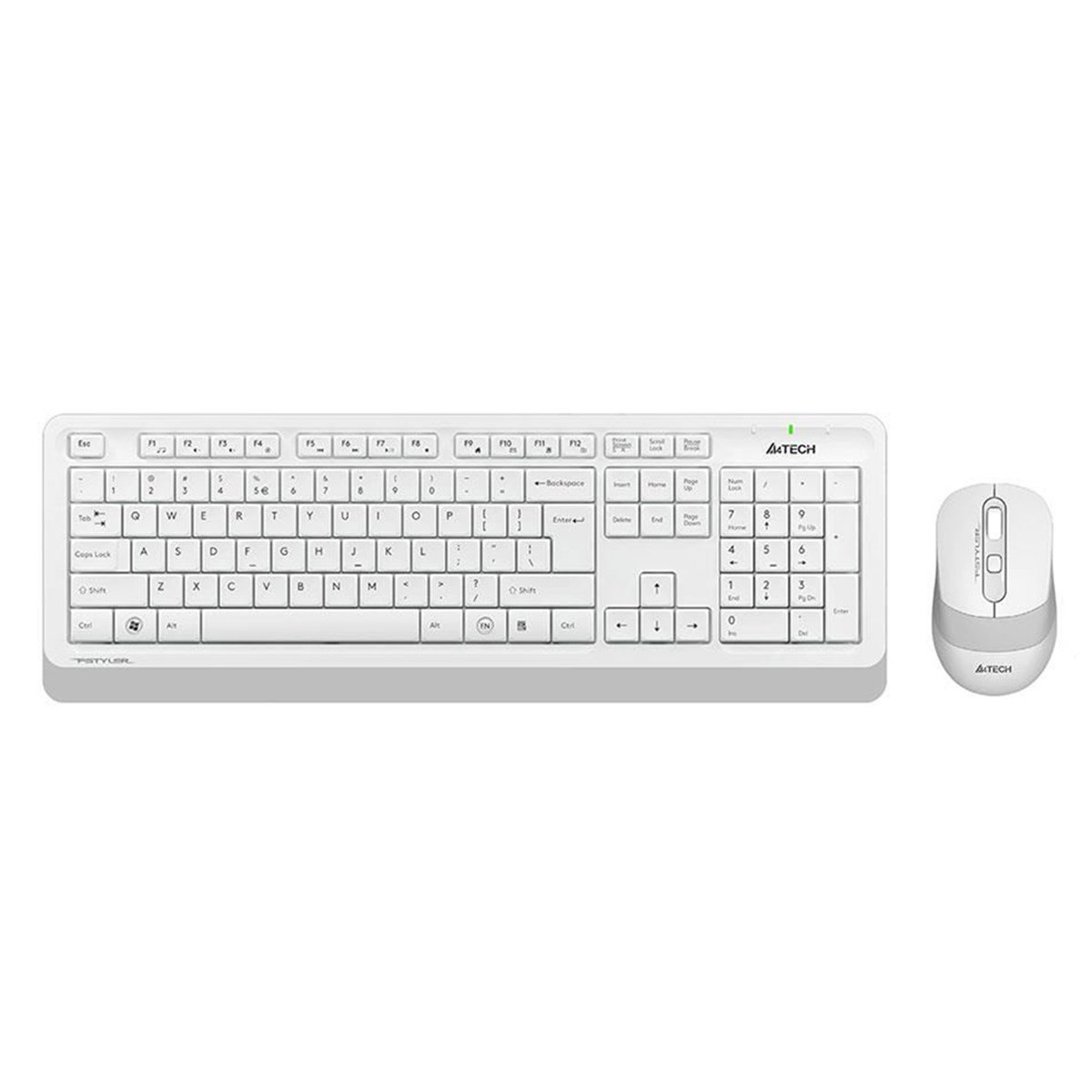 A4Tech FG1010 USB Kablosuz Multimedia Klavye + Mouse Set Beyaz