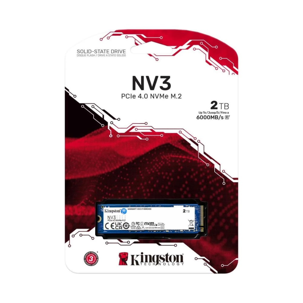Satın Al: Kingston NV2 500GB SSD PCIe 4.0 NVMe SNV2S/500G3500-2100