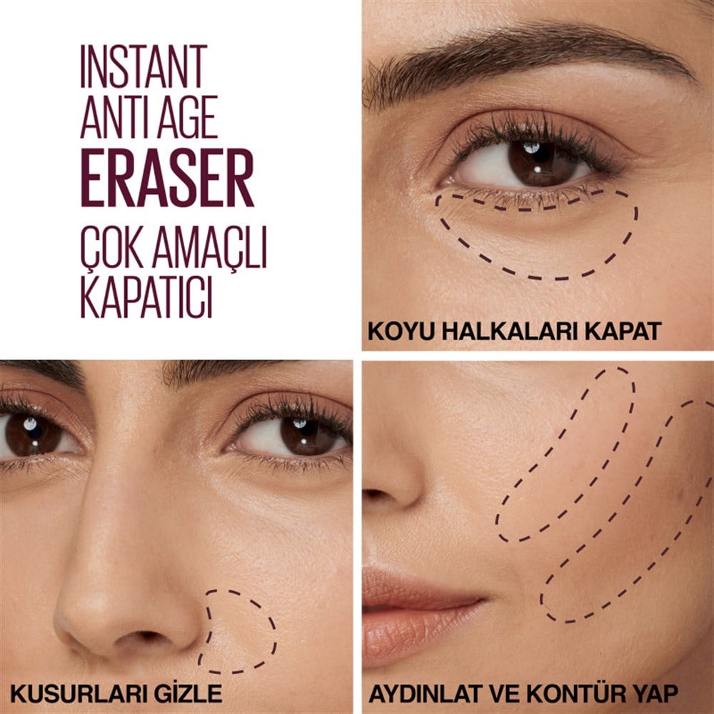 Maybelline New York Kapatıcı Instant Age Eraser Concealer 00 | Tshop