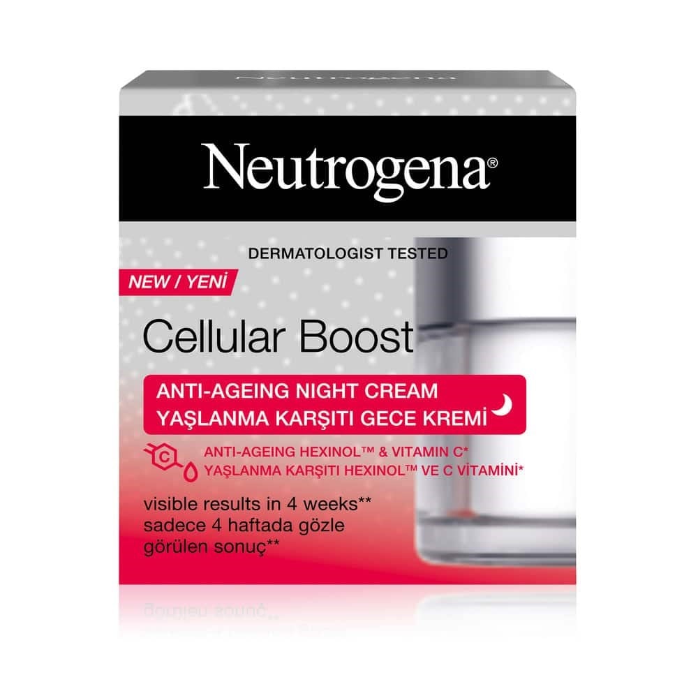 Neutrogena Cellular Boost Yaşlanma Karşıtı Gece Kremi 50 ml | Tshop