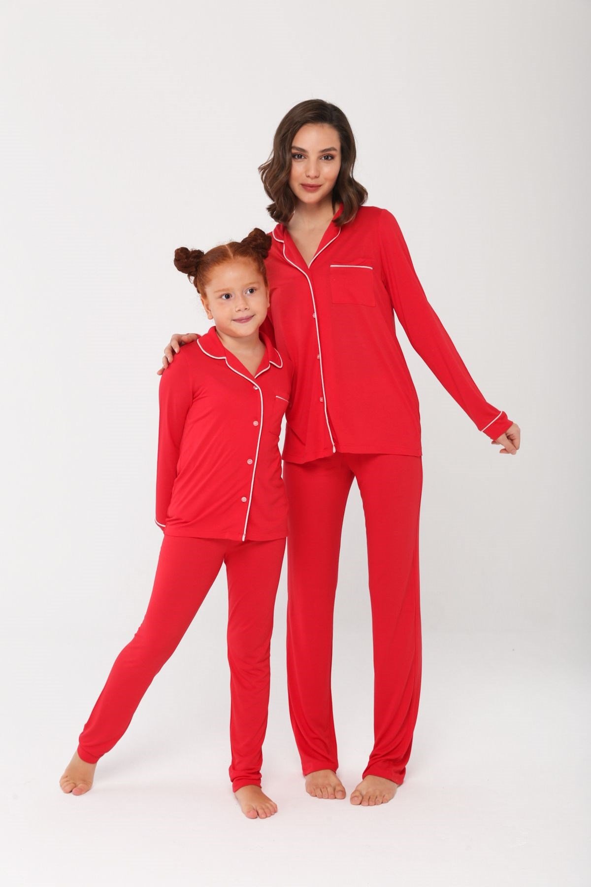 Red Dreams pijama takımı Anne Kız Kombin Yapılabilir Ayrı Ayrı Satılır